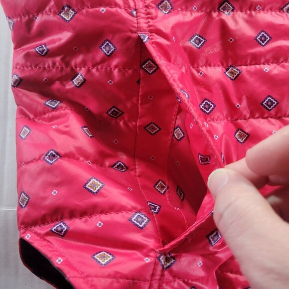 Ariat Women Quilted Red Diamond Lightweight Insulated Outdoors Vest Size M - Picture 3 of 9